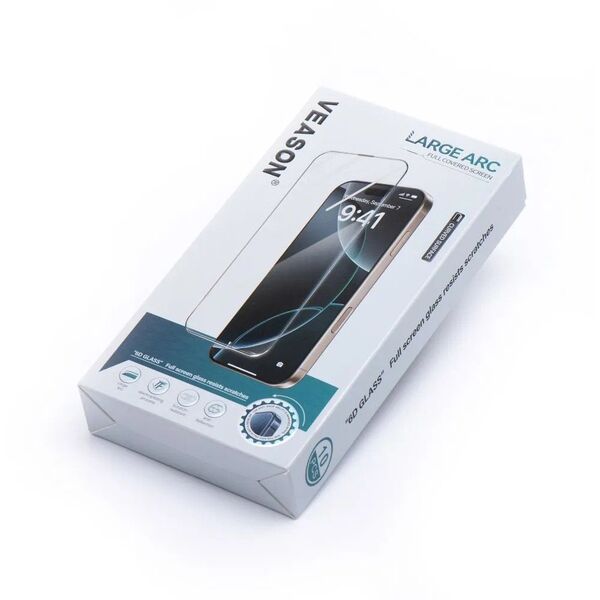 Προστατευτικό Γυαλί 6D Pro Veason Glass (SET 10in1) - για Samsung Galaxy S25 Plus μαύρο
