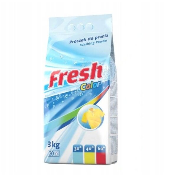 Fresh Color - Σκόνη πλυσίματος για χρωματιστά ρούχα - 3 κιλά