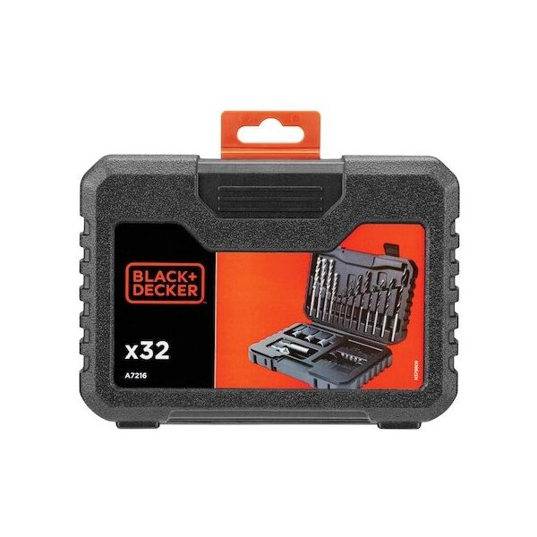 Σετ Διάτρησης και Βιδώματος 32 τεμαχίων BLACK&DECKER A7216-XJ