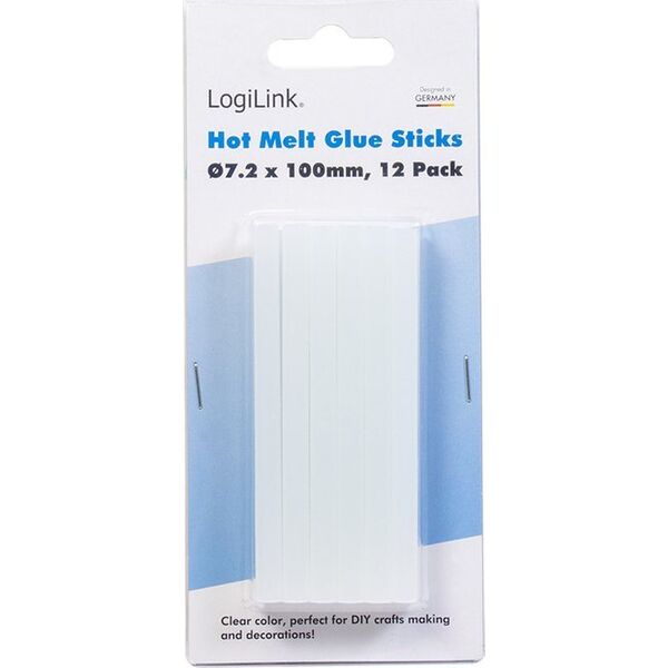 Pistolet do kleju LogiLink LogiLink Heißklebestifte Durchmesser 7,2mm x 100mm, 12 Stück