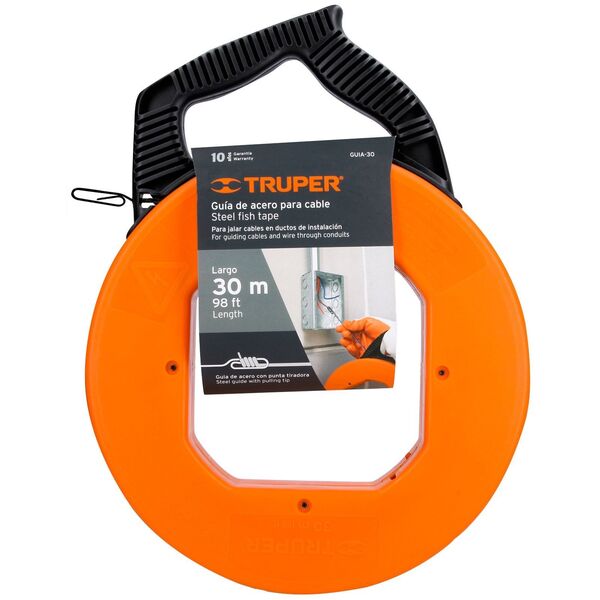 Truper Kabelio stūmimo lynas būgne, plieno 30m Truper®
