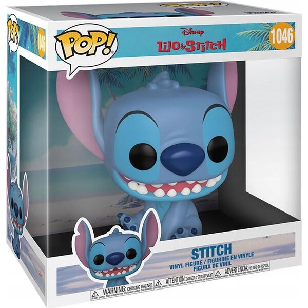 Funko Pop Funko POP Jumbo Φιγούρα: Lilo & Stitch - Stitch 8648225 889698556187