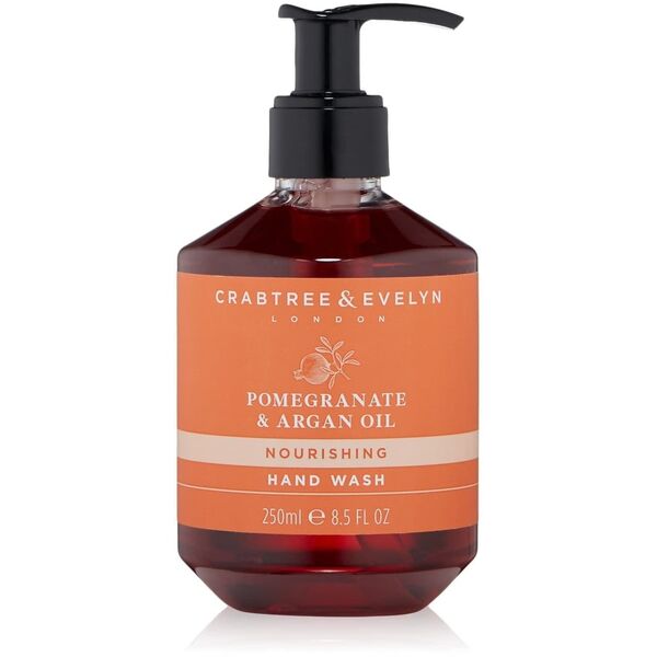 I love Crabtree & Evelyn, Pomegranate & Argan Oil, Nourishing, Liquid Soap, For Hands, 250 ml Unisex
