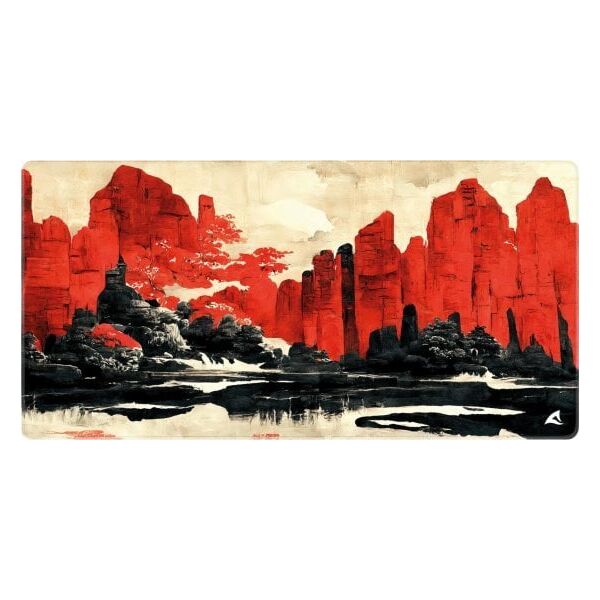 Sharkoon SKILLER SGP40 D11 Gaming Mouse Pad (Red/Multicolor)