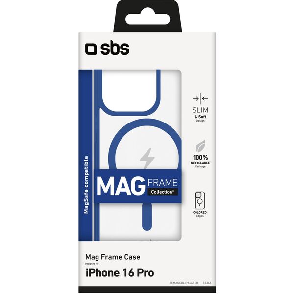 Θήκη MagFrame SBS Mobile iPhone 16 Pro μπλε