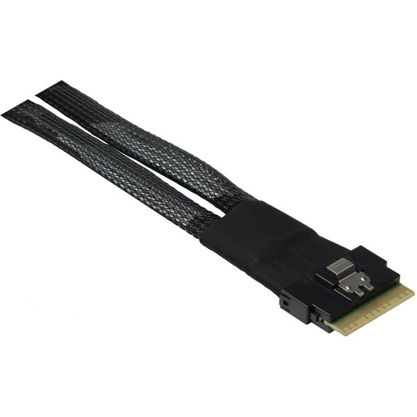 Καλώδιο Inter-Tech 88885641 SAS 0,75 m 24 Gbit/s Μαύρο
