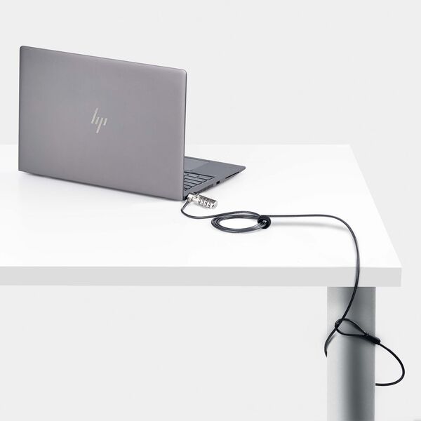 StarTech SNBLC4D-LAPTOP-LOCK κλείδωμα καλωδίων Μαύρο, Ασημί 2 μ