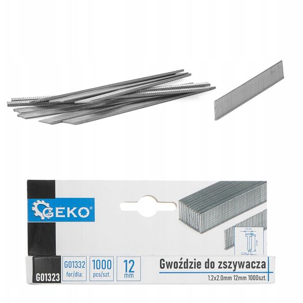 Καρφιά για συρραπτικό 1.2x2.0mm 12mm 1000τμχ. (200)