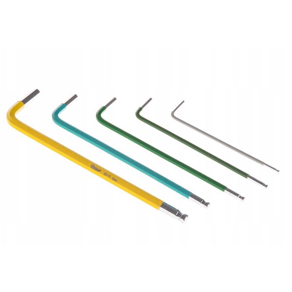 Έγχρωμα κλειδιά Allen 1,5-10mm 9τεμ. CrV (6/48)