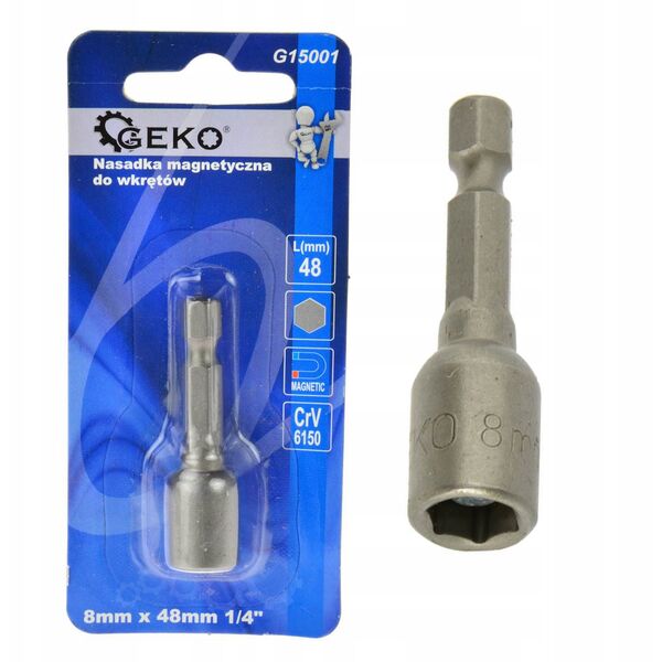 Μαγνητική υποδοχή για βίδες 8mmx48mm 1/4"/τύπος Farmer/(200/400)