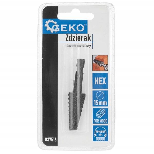 Ξύστρα – κωνικός τρίφτης για ξύλο 15mm HEX (50/250)