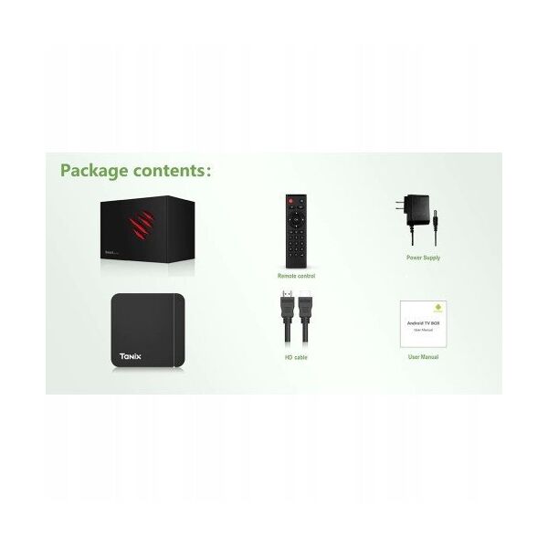W2 4K Smart TV Box 2GB +16GB Android