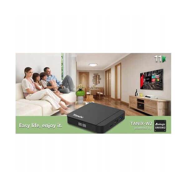 W2 4K Smart TV Box 2GB +16GB Android