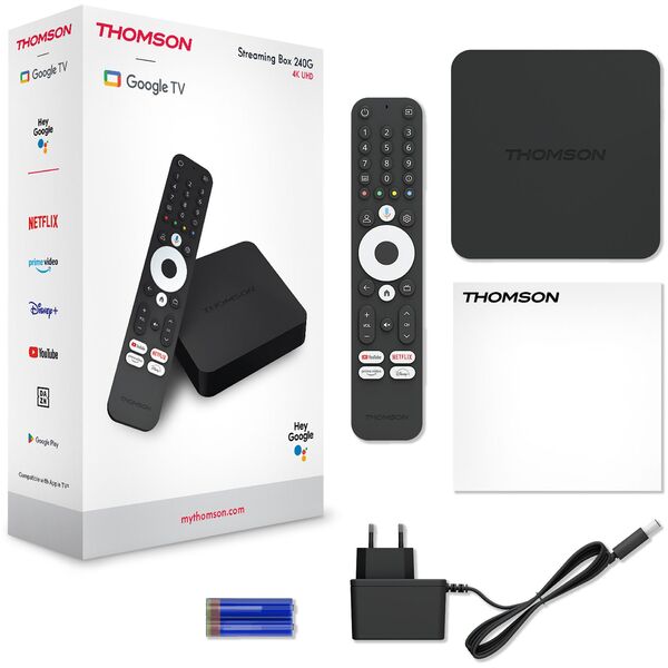 Thomson 240G σετ Smart TV Μαύρο 4K Ultra HD 8 GB Wi-Fi Ενσύρματο δίκτυο LAN