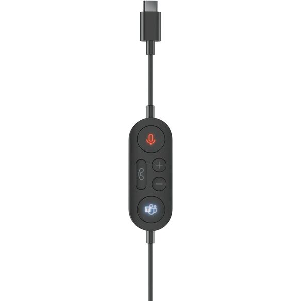 Incase Designed by Microsoft Modern USB-C Headset Ενσύρματο ακουστικό σετ Κορδέλα κεφαλής Γραφείο/τηλεφωνικό κέντρο USB Type-C Μαύρο