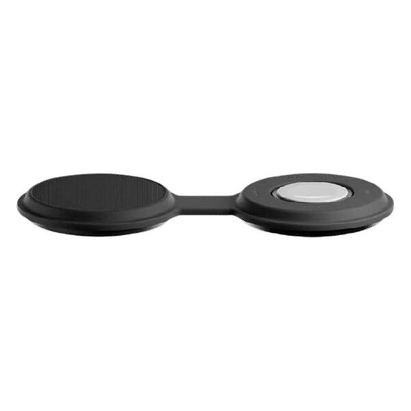 Native Union Voyage 2-in-1 Qi2 Wireless Charger - ασύρματος φορτιστής ταξιδιού Qi2 15W για δύο συσκευές συμβατός με MagSafe (μαύρο)