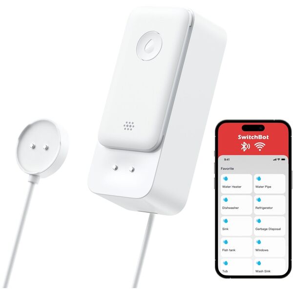 SwitchBot WLAN Ανιχνευτής Νερού - με καλώδιο αισθητήρα