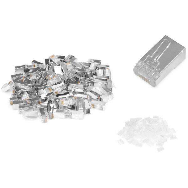 Βύσμα CAT 6 MODULAR ROUND 100X