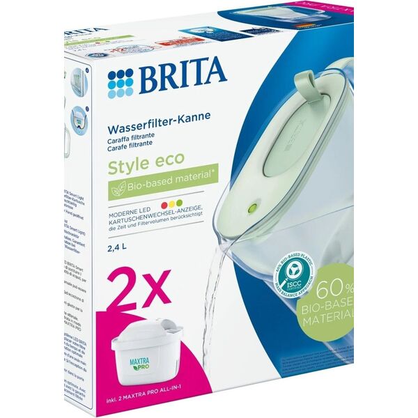 BRITA Style eco πράσινο συμπεριλαμβανομένων 2 MAXTRA PRO All-in-1