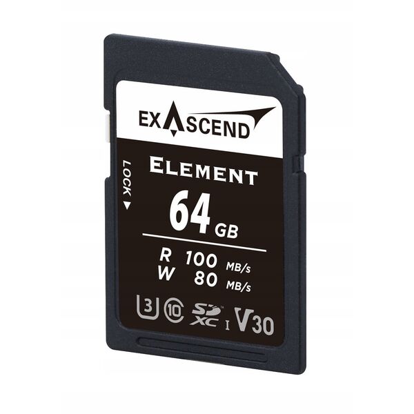Κάρτα μνήμης ExAscend Element UHS-I V30 64GB
