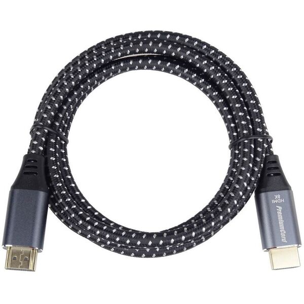 Καλώδιο PremiumCord Ultra HDMI 2.1 High Speed + Ethernet καλώδιο 8K@60Hz, επιχρυσωμένοι σύνδεσμοι, 5m