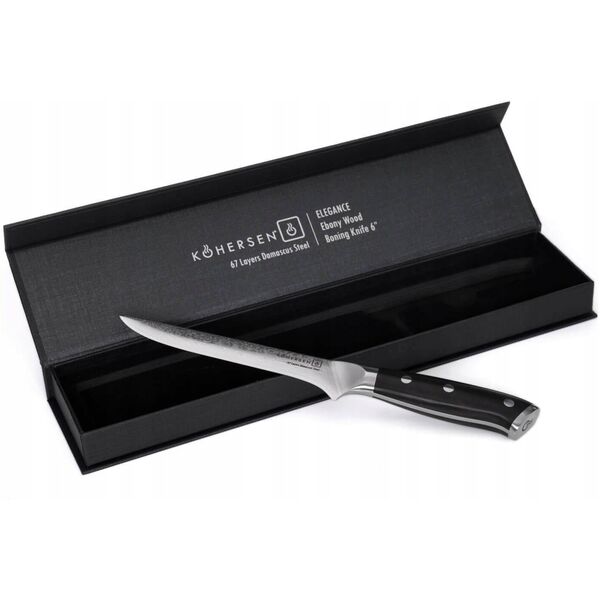Μαχαίρι για ξεκοκάλισμα Boning Kohersen Elegance Ebony Wood 15,2cm