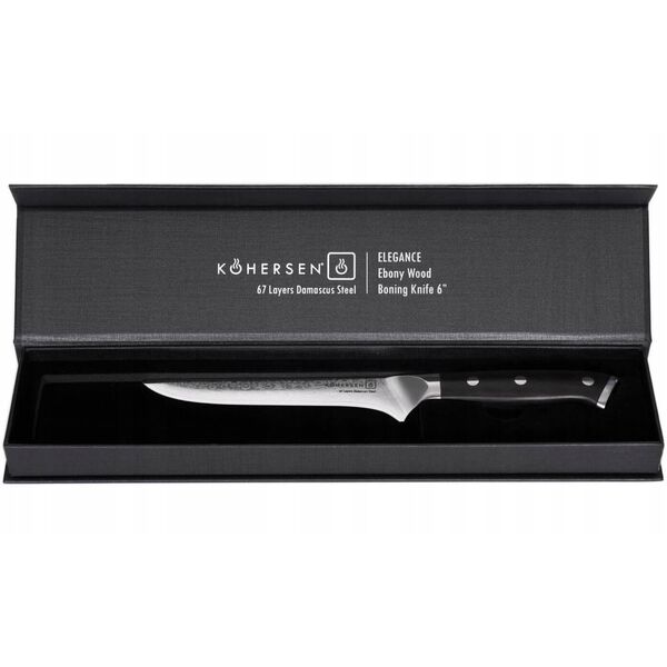 Μαχαίρι για ξεκοκάλισμα Boning Kohersen Elegance Ebony Wood 15,2cm