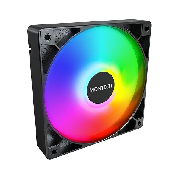 Montech GF120 PWM ARGB ανεμιστήρας, σετ 3 τεμαχίων - 120mm, μαύρο