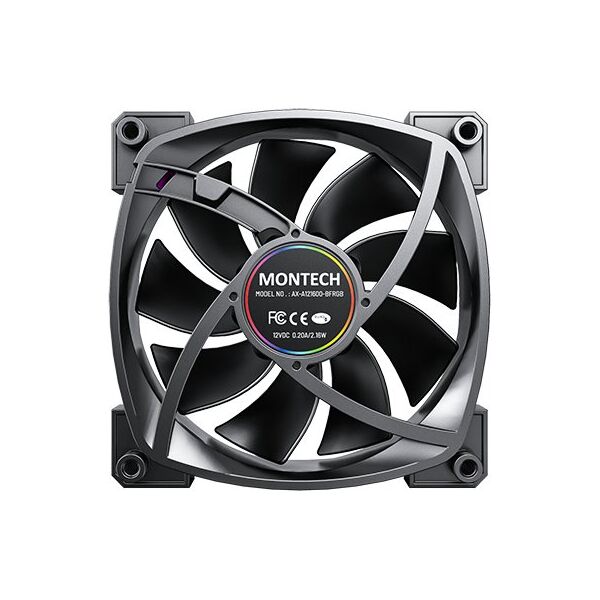 Montech AX120 PWM ARGB ανεμιστήρας - 120mm μαύρο