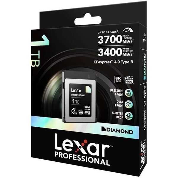 Lexar CFexpress 4.0 Pro Diamond R3700/W3400 (VPG400) 1TB