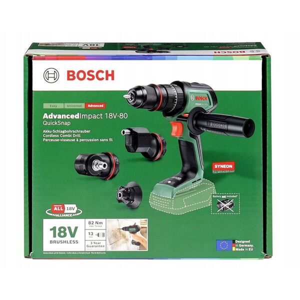 BOSCH AdvancedImpact 18V Επαναφορτιζόμενο Κρουστικό Δράπανο
