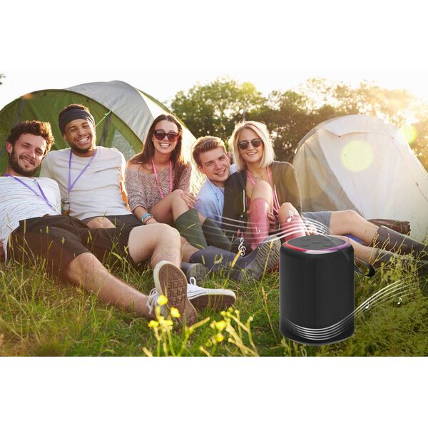 ΗΧΕΙΟ BLUETOOTH/ΜΑΥΡΟ SPK-BT-LED-08S GEMBIRD