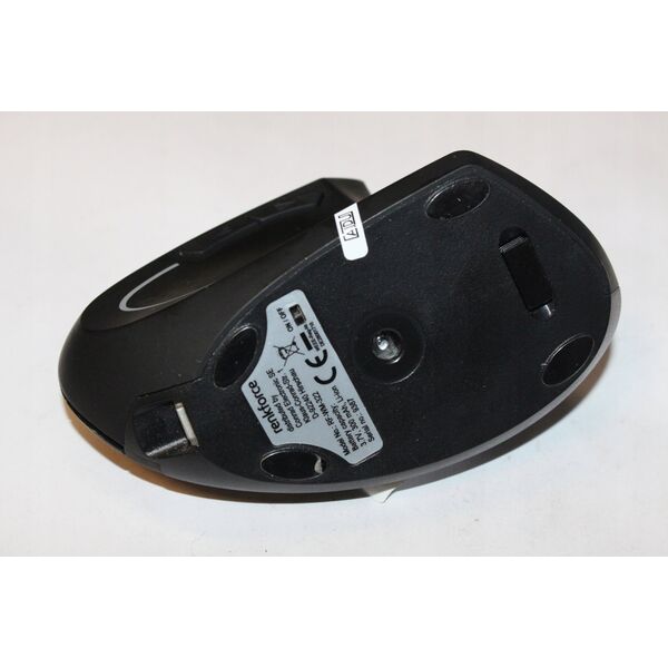 Renkforce RF-WM-322, Δεξιόχειρας, Κάθετος σχεδιασμός, Οπτικό, Ασύρματο RF, 1600 DPI, Μαύρο