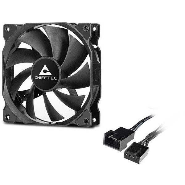 CHIEFTEC ανεμιστήρας ZF-1225PWM, 120mm, PWM, μαύρο