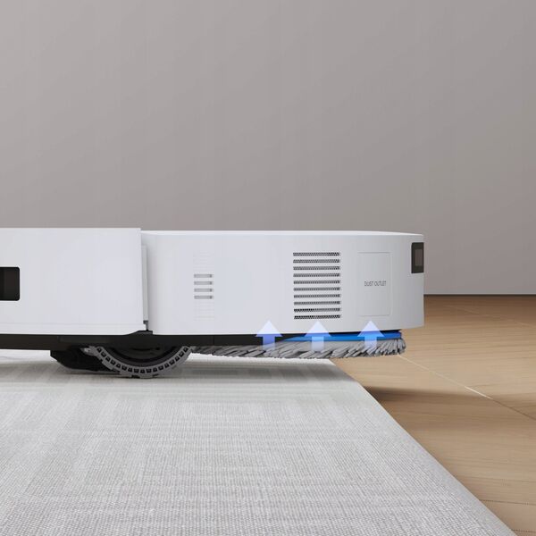 Ecovacs Robotic Vacuum Cleaner | DEEBOT T50 PRO OMNI | Wet&Dry | Li-ion | 6400 mAh | Dust capacity 0.26 L | 15000 Pa | White