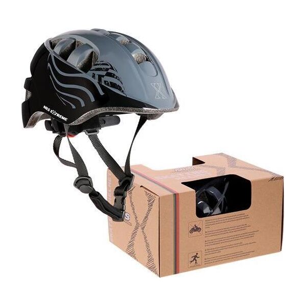 Nils Extreme MTW08 CZARNY ROZM. S (51-57CM) KASK DZIECIĘCY NILS EXTREME