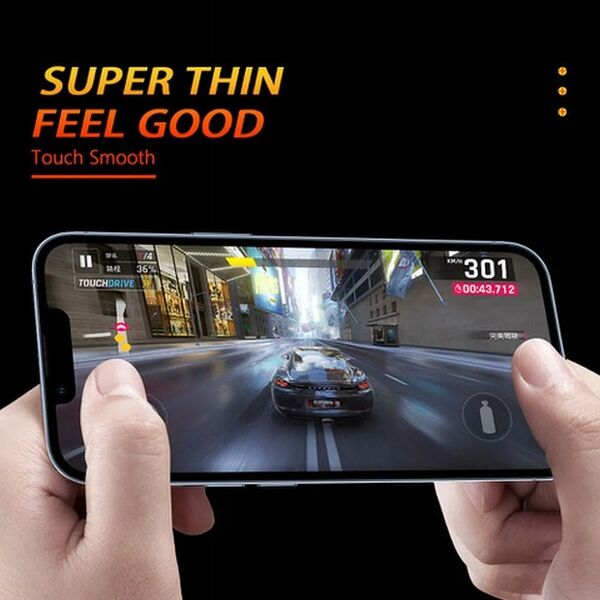 Υβριδικό γυαλί Bestsuit Flexible 5D Full Glue για Samsung Galaxy A06 5G μαύρο