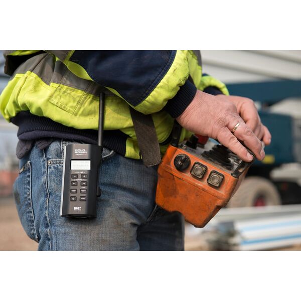 PerfectPro Soloworker, Προσωπικό, Ψηφιακό, DAB+, FM, 1.5 W, 1-δρόμος, 3.6 cm