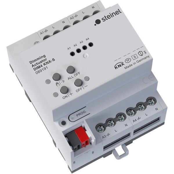 Ρυθμιστής Φωτεινότητας DIM4 KNX-S Ściemniacz 4-krotny do przełączania i ściemniania
