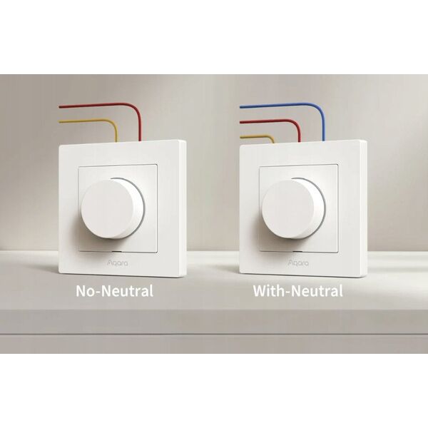 Aqara Dimmer Switch H2 EU Γκρι | Ρυθμιστής φωτισμού με περιστροφικό κουμπί | Thread, Zigbee