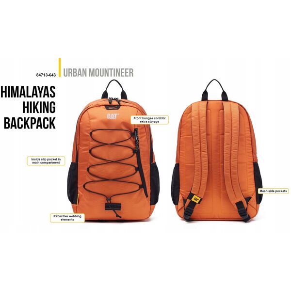 Σακίδιο Πλάτης Caterpillar Himalayas 84713-643 Πορτοκαλί Ένα μέγεθος