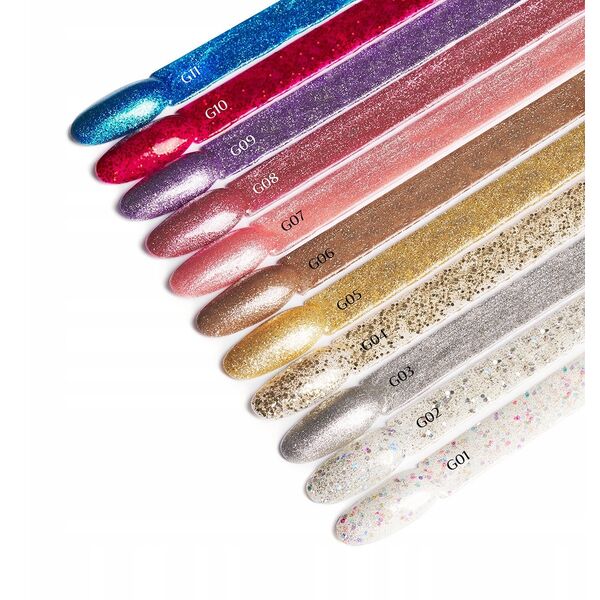 OCHO NAILS Υβριδικό βερνίκι glitter G13 -5 g