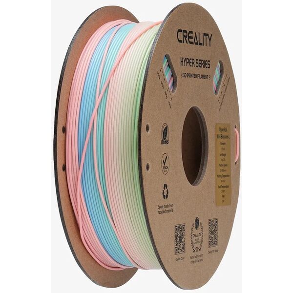 Νήμα Creality Hyper Rainbow PLA, 1kg, 1.75mm, Wild Blossom-Long (3301010426)