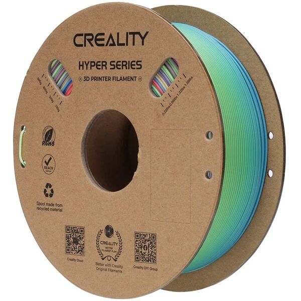 Νήμα Creality Hyper Rainbow PLA, 1kg, 1.75mm, Wild Blossom-Short (3301010425)