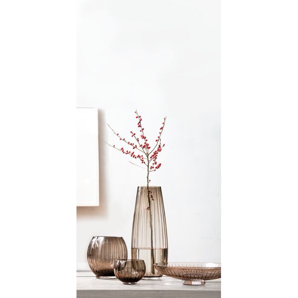 Μικρό Βάζο Signum Smoky Brown