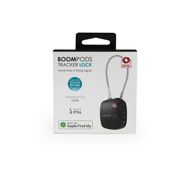 Boompods LOCK TSA Bag Tracker Black