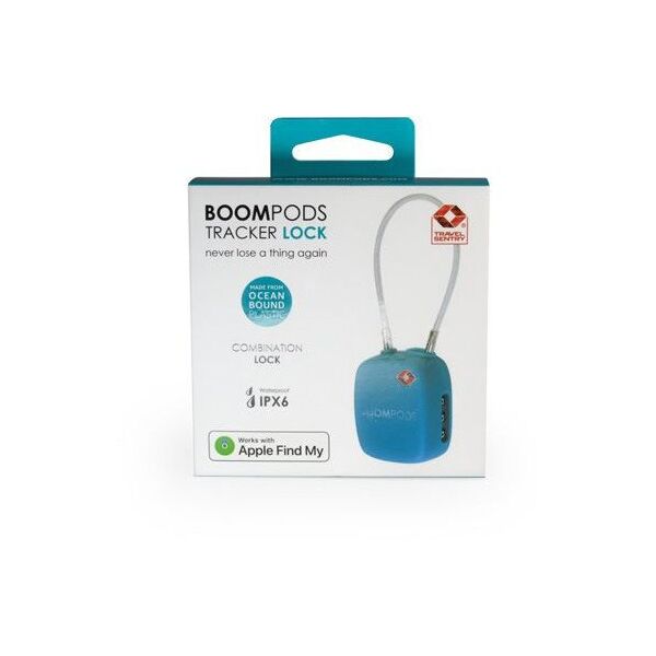 Boompods LOCK TSA Bag Tracker Ocean Blue