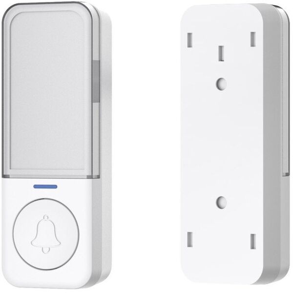 Κουδούνι πόρτας Techly I-BELL-RING05T Λευκό Ασύρματο