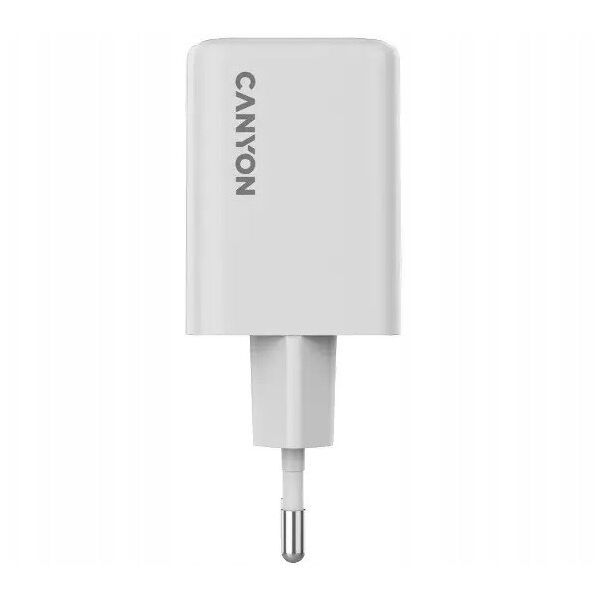 CANYON Φορτιστής τοίχου CU45CC GaN 45W 2xPD EU Λευκός
