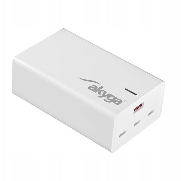 Φορτιστής USB AK-CH-25 USB-A + 3x USB-C PD 5-28V / max. 5A 140W Quick Charge 3.0 GaN